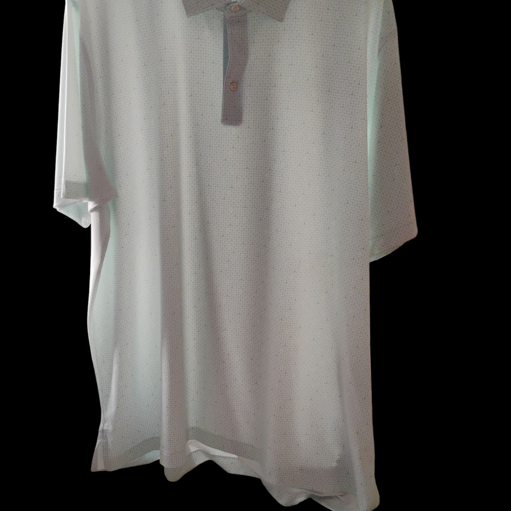 Peter Miller Golf Polo Novelty Drink Print Men's Shirt Size XXL